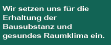 Wir lassen die Wand atmen
