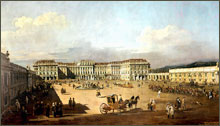 Canaletto: Schloß Schönbrunn (Kunsthistorisches Museum Wien)